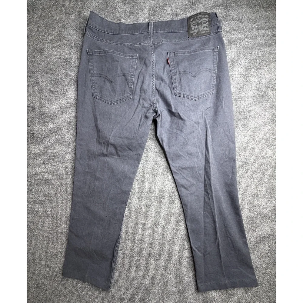 Levi's 514 Jeans Men's 36x30 Gray Slim Straight Leg Jeans